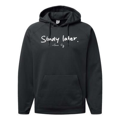 Coach Cig Study Later Performance Fleece Hoodie