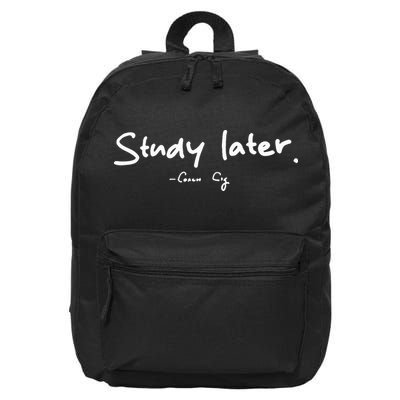 Coach Cig Study Later 16 in Basic Backpack