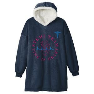 Cardiology Code Stemi Gift Cardiac Cath Lab Gift Hooded Wearable Blanket