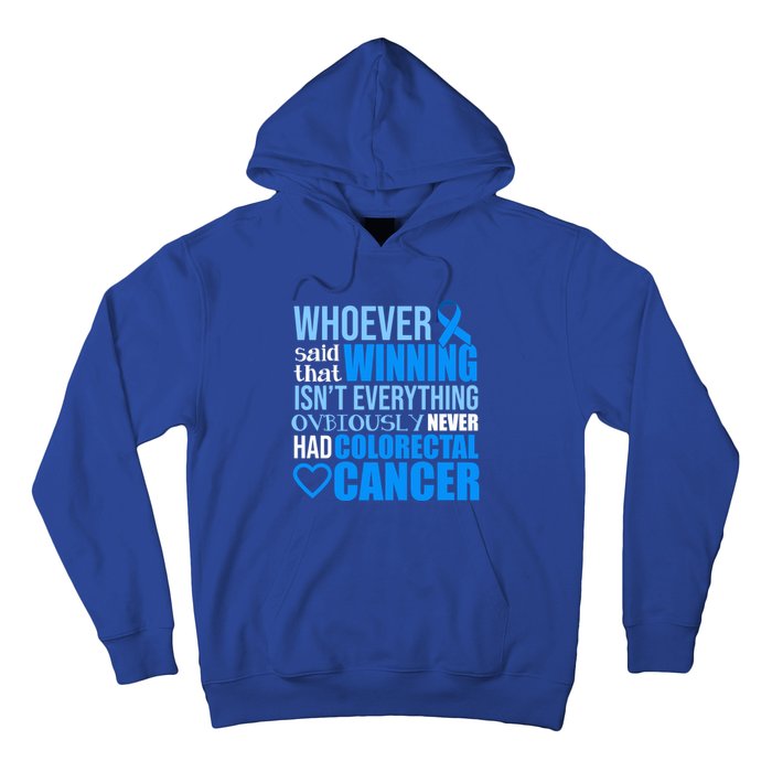 Colorectal Cancer Survivor Winning Crc Warrior Funny Gift Hoodie