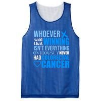 Colorectal Cancer Survivor Winning Crc Warrior Funny Gift Mesh Reversible Basketball Jersey Tank