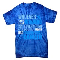 Colorectal Cancer Survivor Winning Crc Warrior Funny Gift Tie-Dye T-Shirt