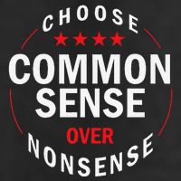 Choose Common Sense Over Nonsense Cool Comfort Performance Bucket Hat
