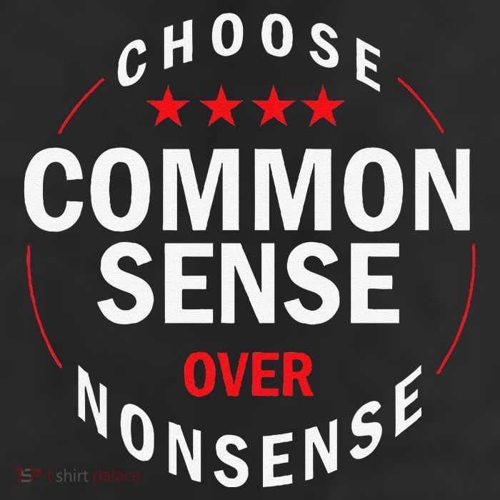 Choose Common Sense Over Nonsense Beanie