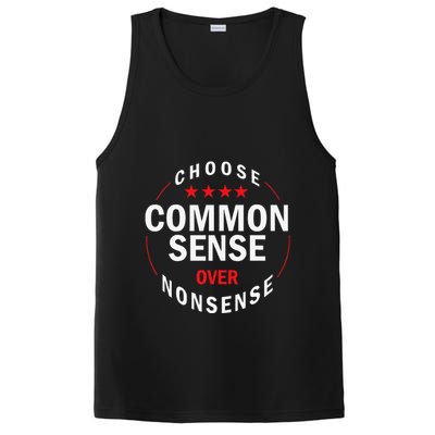 Choose Common Sense Over Nonsense PosiCharge Competitor Tank