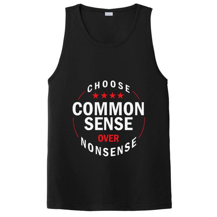 Choose Common Sense Over Nonsense PosiCharge Competitor Tank