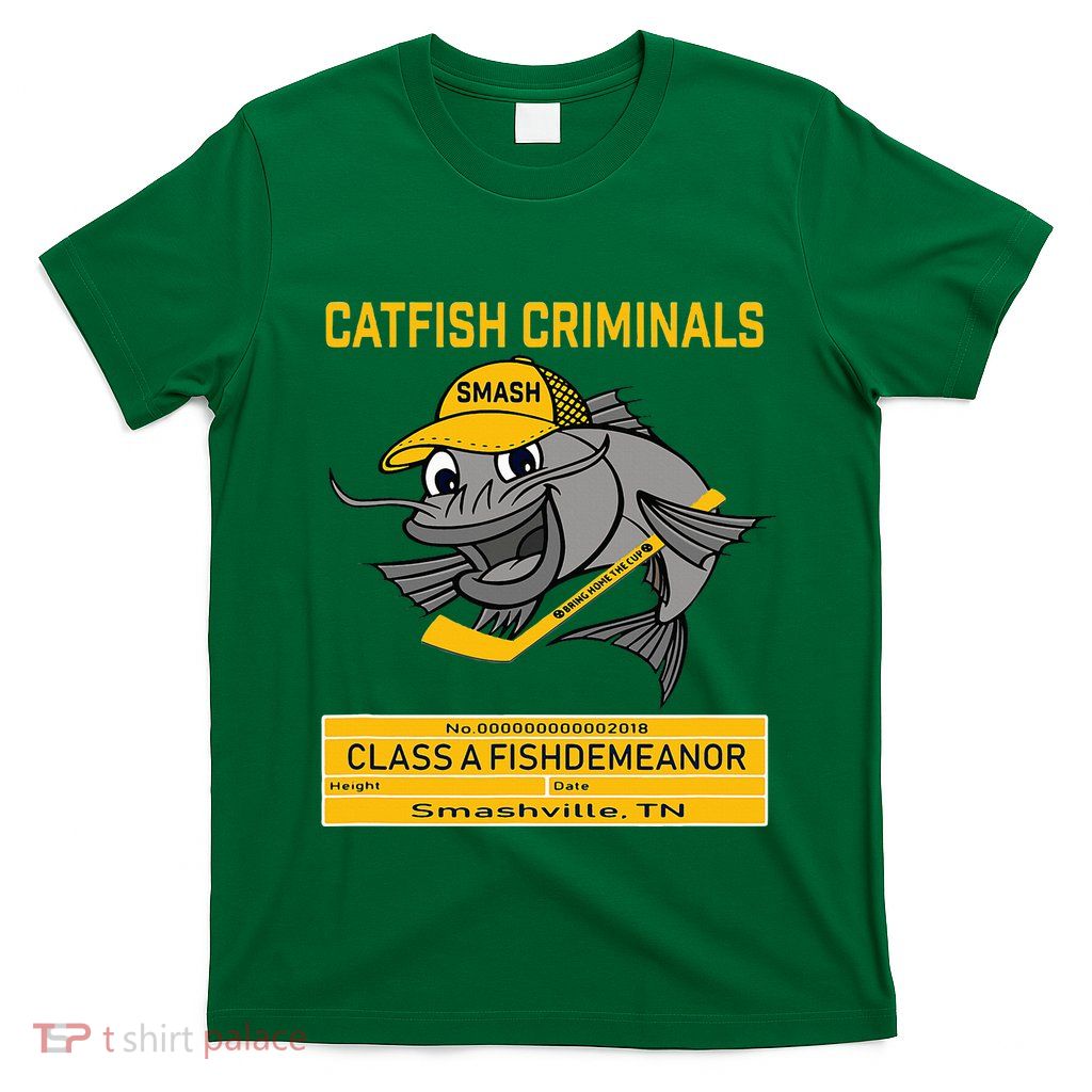 Catfish Criminals Smashville Hockey T-Shirt