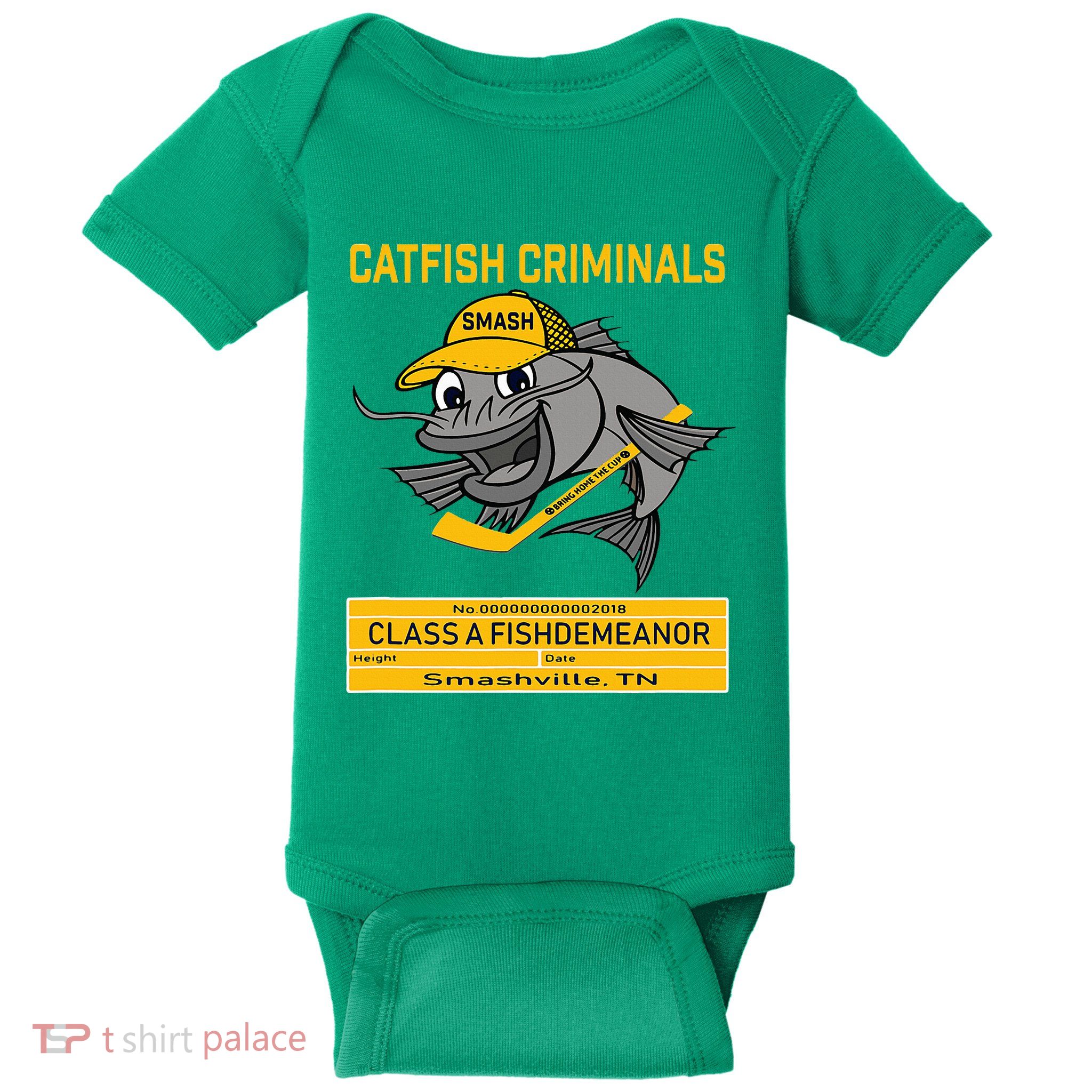 Catfish Criminals Smashville Hockey Baby Bodysuit