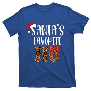 Cute Cheetah SantaS Favorite Ho Christmas S Gift T-Shirt