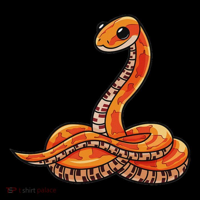 Cute Corn Snake Drawstring Bag
