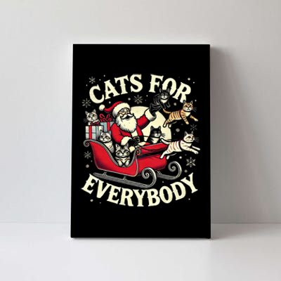 Christmas Cat Santa Cat Lover Christmas Cats For Everybody Canvas