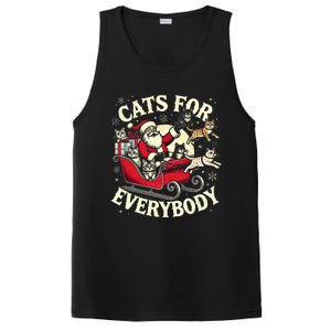 Christmas Cat Santa Cat Lover Christmas Cats For Everybody PosiCharge Competitor Tank