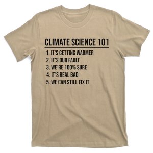 Climate Change Science 101 Earth Day Pro Environment Planet T-Shirt