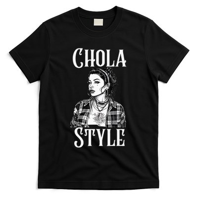 Chicana Chola Style Lowrider Clothes Mexican American Latina T-Shirt