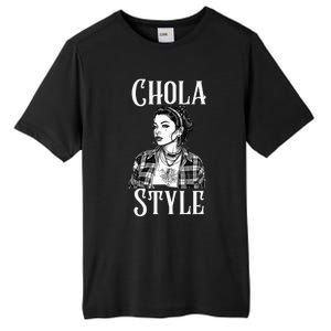 Chicana Chola Style Lowrider Clothes Mexican American Latina Tall Fusion ChromaSoft Performance T-Shirt