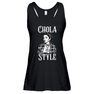 Chicana Chola Style Lowrider Clothes Mexican American Latina Ladies Essential Flowy Tank