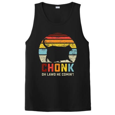 Chonk Cat Scale Meme Retro Style Cats Memes PosiCharge Competitor Tank