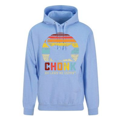 Chonk Cat Scale Meme Retro Style Cats Memes Unisex Surf Hoodie