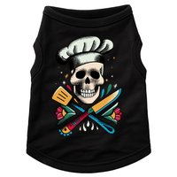Cooking Chef Skull Doggie Tank