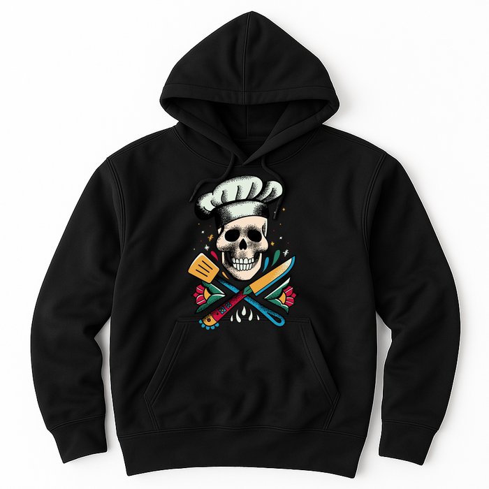 Cooking Chef Skull Hoodie