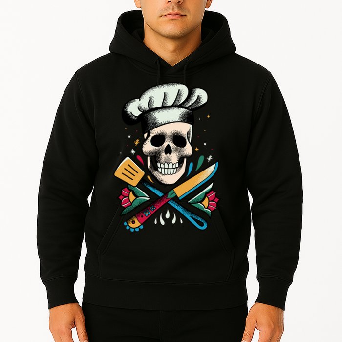Cooking Chef Skull Hoodie