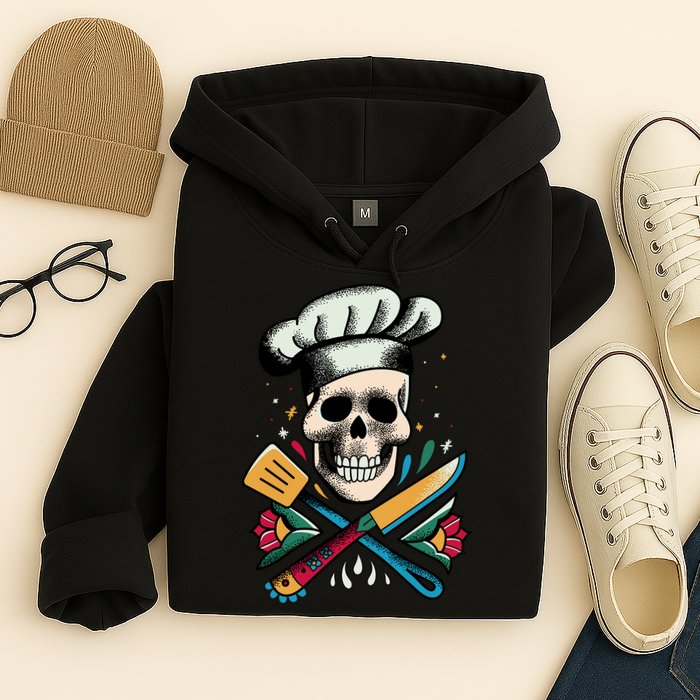 Cooking Chef Skull Hoodie