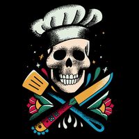 Cooking Chef Skull Hoodie
