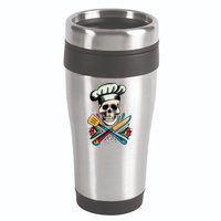 Cooking Chef Skull 16oz Travel Tumbler