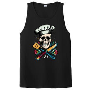 Cooking Chef Skull PosiCharge Competitor Tank