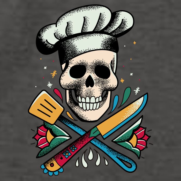 Cooking Chef Skull Vector Backpack