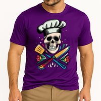 Cooking Chef Skull Performance Shirt