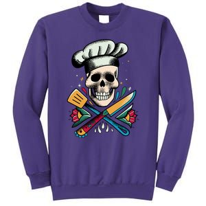 Cooking Chef Skull Sweatshirt