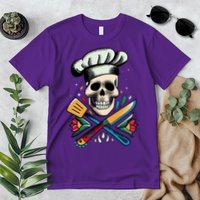 Cooking Chef Skull Premium T-Shirt