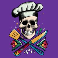 Cooking Chef Skull Premium T-Shirt