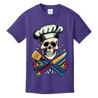 Cooking Chef Skull Kids T-Shirt