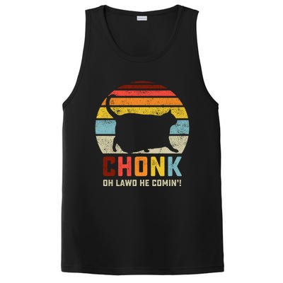 Chonk Cat Scale Meme Funny Retro Style Vintage Cats Memes Gift PosiCharge Competitor Tank