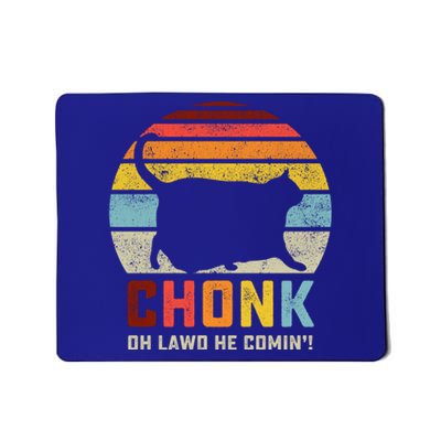 Chonk Cat Scale Meme Funny Retro Style Vintage Cats Memes Gift Mousepad