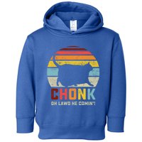 Chonk Cat Scale Meme Funny Retro Style Vintage Cats Memes Gift Toddler Hoodie