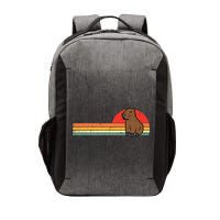 Capybara Chest Sunset Retro Capy Rodent Vector Backpack