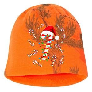 Christmas Candy Santa Xmas Light Kati - Camo Knit Beanie