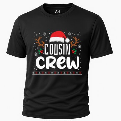 Cousin Crew Santa T shirt Christmas Family Matching Pajamas Cooling Performance Crew T-Shirt