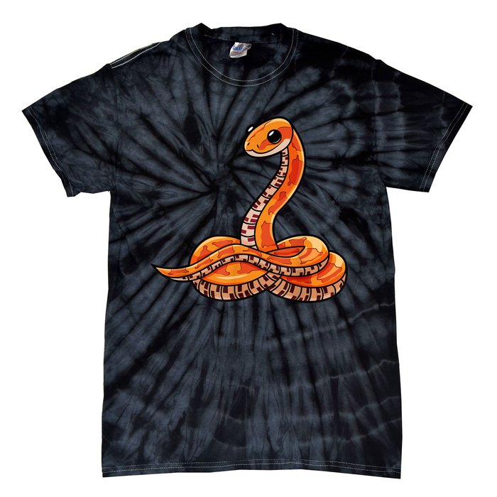 Cute Corn Snake Tie-Dye T-Shirt