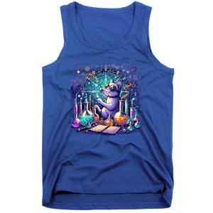 Cat Chemistry Science Lover Funny Chemist Student Teacher Gift Tank Top