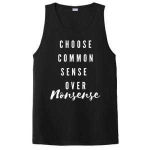 Choose Common Sense Over Nonsense Kamala Harris PosiCharge Competitor Tank