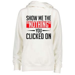 Cybersecurity Computer Security Cyber Security The Nothing Womens Funnel Neck Pullover Hood