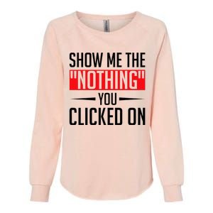 Cybersecurity Computer Security Cyber Security The Nothing Womens California Wash Sweatshirt