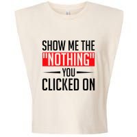 Cybersecurity Computer Security Cyber Security The Nothing Garment-Dyed Women's Muscle Tee