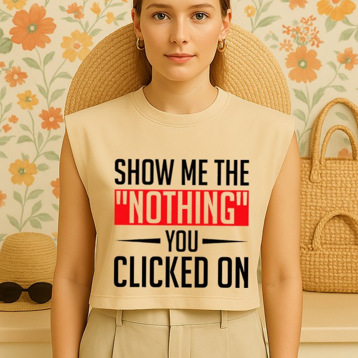 Cybersecurity Computer Security Cyber Security The Nothing Garment-Dyed Women's Muscle Tee