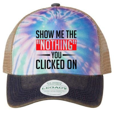 Cybersecurity Computer Security Cyber Security The Nothing Legacy Tie Dye Trucker Hat