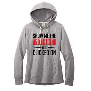 Cybersecurity Computer Security Cyber Security The Nothing Women's Fleece Hoodie